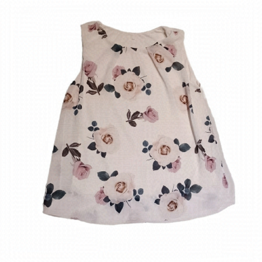 LUCKY Star rose pattern top